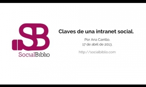 Embedded thumbnail for Claves de una intranet social